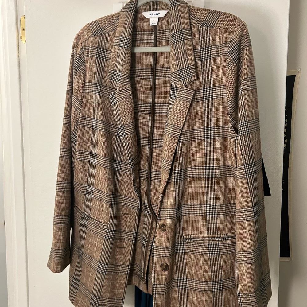 Plaid Blazer